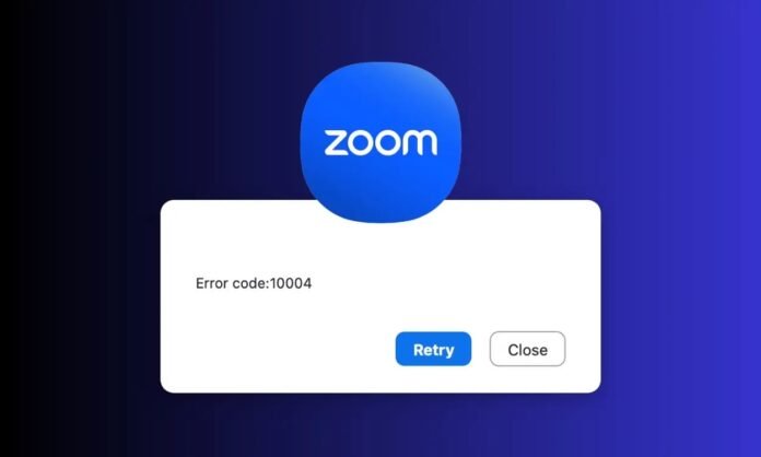 Zoom Error Code 10004