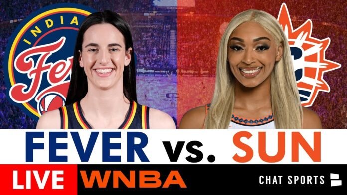 indiana fever vs connecticut sun match player stats